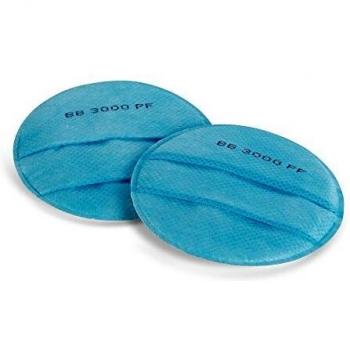 B-Brand Pre Filter Respirators BB3000PF Pair NWT4525