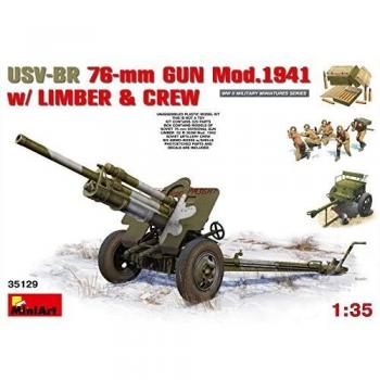 MiniArt USV-BR 76mm Gun Mod.194 Plastic Model Kit