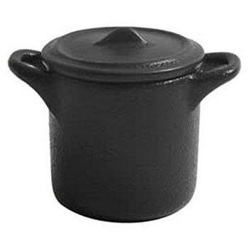 Black & Red Mini Stoneware Bakeware Trio – 8.5 cm Individual Casserole Dishes