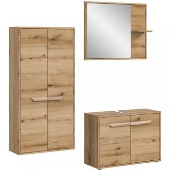 Badezimmer-Set Zeno V, 189x163x34 cm