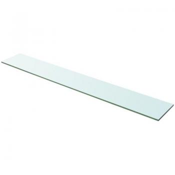 Étagère en verre transparent 100 x 15 cm