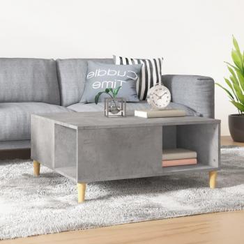 Concrete Grey Coffee Table 80x80x36.5 cm Engineered Wood vidaXL