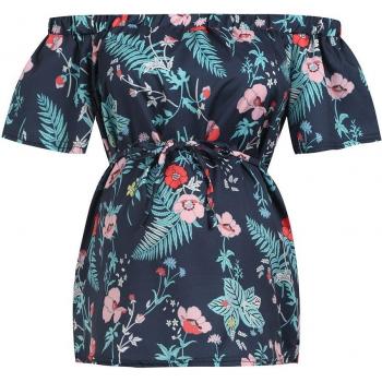 Floral Maternity Short Sleeve T-Shirt