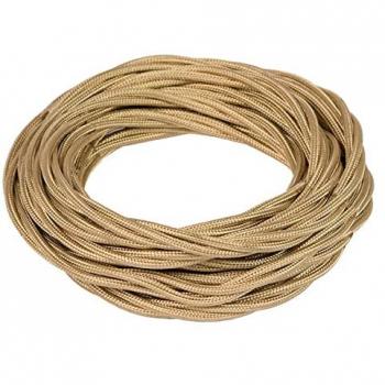 Fanton Cavo Retrò Oro 10 m, 3 G 0,75 mm²