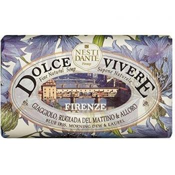 Jabón NESTI DANTE Florencia (Iris Azul, Rocío De La Mañana y Laurel) - 250 gr