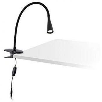 Faro 52061 Lampe de Table, Aluminium, Métal, Silicone, 3 W, Noir