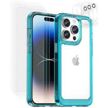 EKO iPhone 14 Pro Transparent Cover mit Glas-Schutz