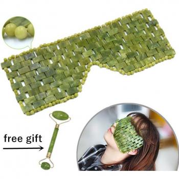 Tragbare Jade Massage Augenmaske
