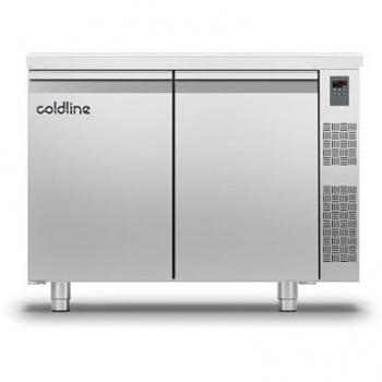 Table Réfrigérée Négative 2 Portes MASTER - 280 L - Profondeur 700 - Coldline
