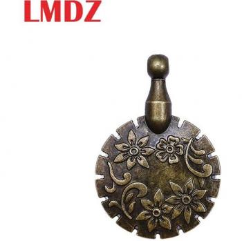 Sewing Thread Cutter Pendant - Round Antique Bronze