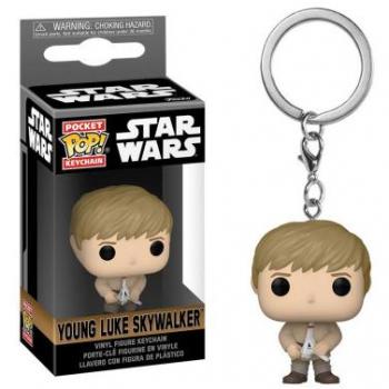 Young Luke Skywalker Obi‑Wan Kenobi Star Wars Funko Vinyl Keyring