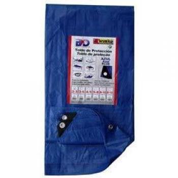 Toldo rafia 4,90x7,90 azul c/ ollaos (5x8 m)