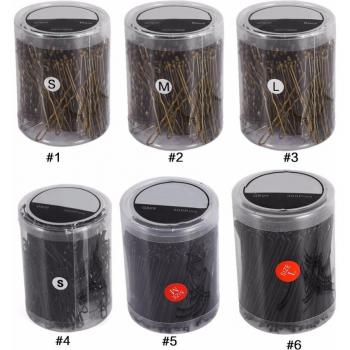 300PCS Wavy Hair Clamps - U-Shaped Hair Pins for Salon Use