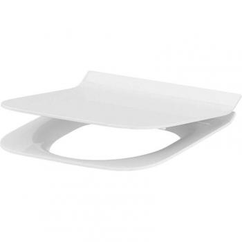 Cersanit Crea eckiger WC-Sitz, slim, weiß