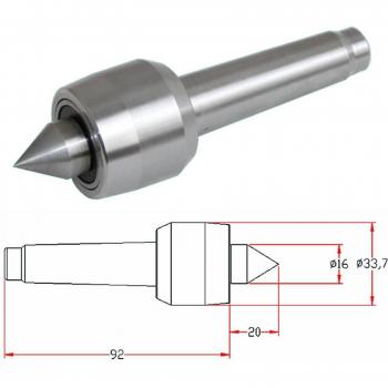 Eje Contrapunto CNC para Torno de Madera y Metal