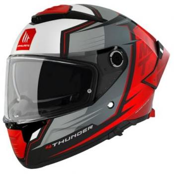 Casco Integral MT Helmets Thunder 4 SV Pental Rojo / Gris XL