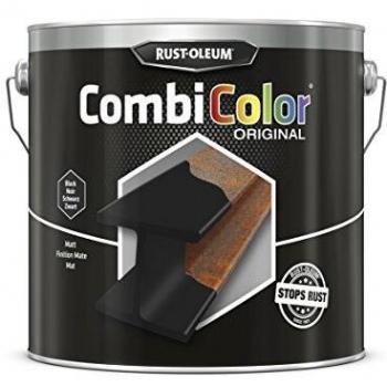 Rust-Oleum CombiColor Matt Metal Paint Matt Black 2.5L
