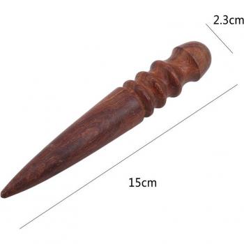 Sandelholz Leder Rand-Burnisher - DIY Polierstock für Lederarbeiten