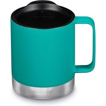 Klean Kanteen Camp Mug 355 ml med lukkertopp, Porcelanglass, Grønn