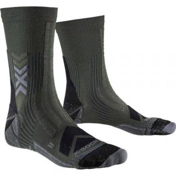 Calze X-Bionic Hike Expert Silver Crew verde cachi - 39-41