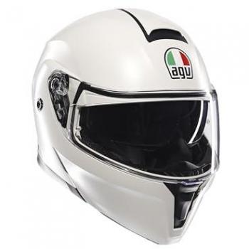 AGV Casco Streetmodular E2206 Mono Matt Materia Bianco S