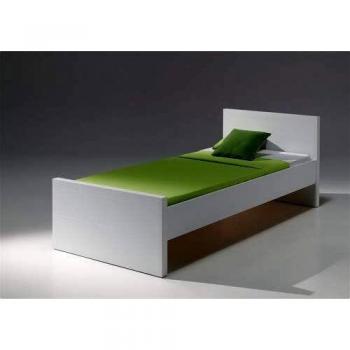 Vipack Eenpersoonsbed Lara 90x200 cm Wit Gelakt