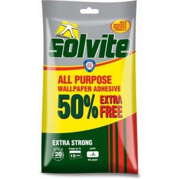 Colle adhésive universelle Solvite pour papier peint