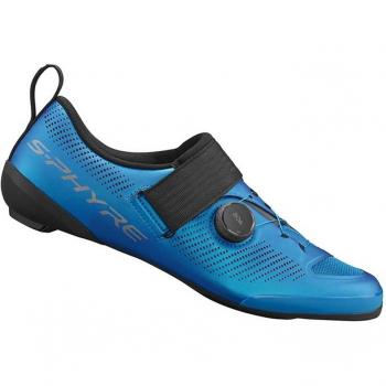 Shimano Scarpe da Corsa Triathlon TR9 S-PHYRE 44,5 Blu Luminoso