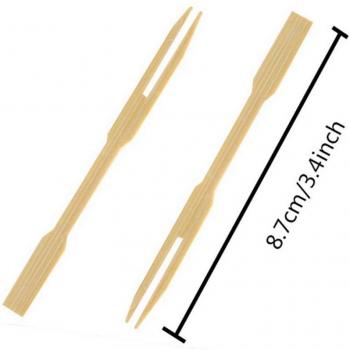 Tenedores de Madera para Aperitivos y Postres