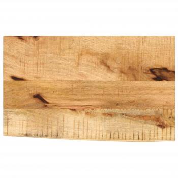 Table Top 60x20x2.5 cm Rough Mango Live Edge Solid Wood vidaXL