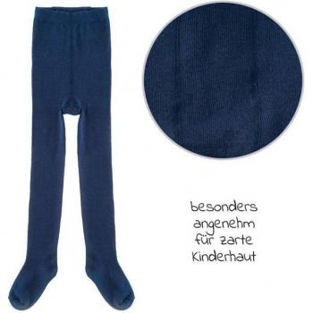 LaLoona Kinderstrumpfhosen 4er-Pack in Marine Grau-Melange
