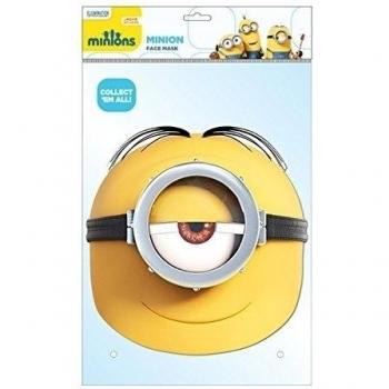 Rubies-Despicable Gru 2: Mi Villano Favorito Máscara Stuart Minions Talla Única, Color Amarillo