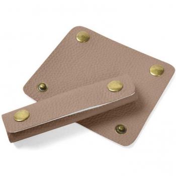 Detachable Slim PU Leather Shoulder Bag Handles - 40cm Snap Button Replacement Strap (1 Pair)