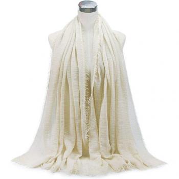 Premium Viscose Maxi Crinkle Cloud Hijab Shawl