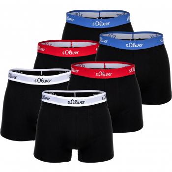 S.Oliver Herren Unterhosen Boxershort Casual Stretch XL 6er Pack