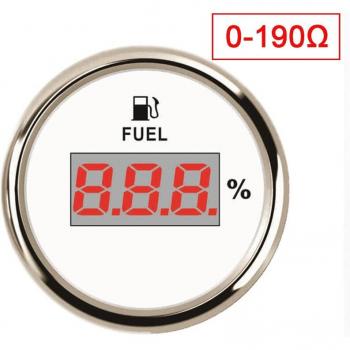 LCD-Füllstandsanzeige 52 mm – wasserdicht, Öl- und Kraftstoffmeter