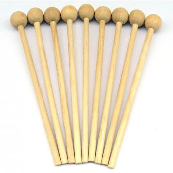 4pcs Wooden Handle Toy Musical DIY Chopsticks Mallet Instrument