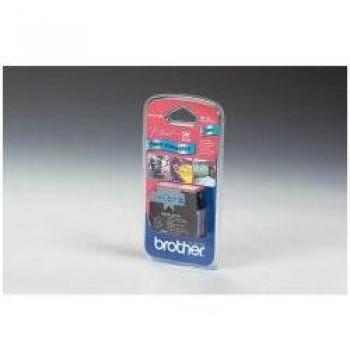 Brother M-K521B Blue Label Tape with Black Text