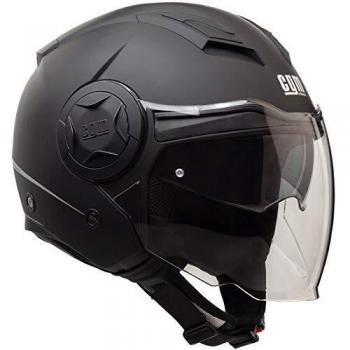 Casque Demi-Jet Mat Noir M 57‑58 cm