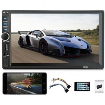 Autoradio Bluetooth 7 2 Din Touch Screen Stereo Mp5 Mp3 Media Player 7018b
