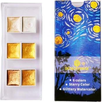 Glittering Gold Watercolor Set