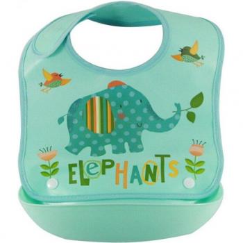 Babero Impermeable de Silicona para Niños