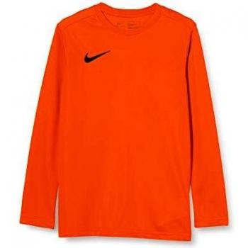 Nike Boys' Dry Park VII Long Sleeve Shirt - Orange/Black