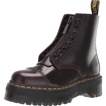 Arcadia Sinclair Women’s Red Platform Leather Boots