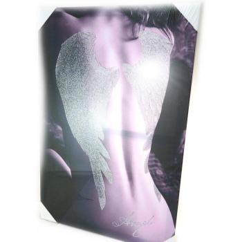 Les Trésori di Lily [N4199] – Tela “Angelo Sexy” viola 40x60 cm