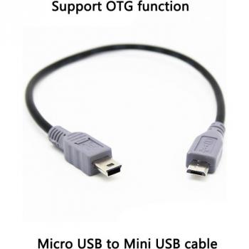 Mini USB Type B Male to Micro USB B Male Data Cable