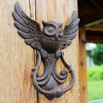 Vintage Owl Pull Handle for Cafe Doors