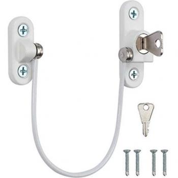 Cable de seguridad para ventanas y puertas, 6 piezas, uso comercial y público