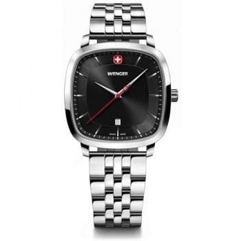 Wenger Orologio da Polso 01.1921.102 Argento Svizzero