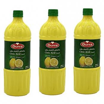 Lot 3x Jus de citron - Durra - bouteille 1L